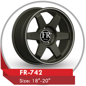 FR-742 AFTERMARKET ALLOY WHEELS BLACK