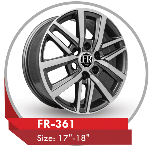 FR-361 ALLOY WHEEL FOR TOYOTA HILUX TRUCK AND FORTUNER SUV CARS