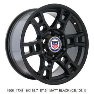 17" Toyota TRD Wheel Matte Black Color UAE