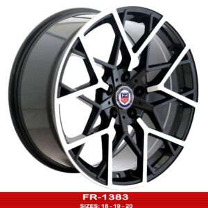 18, 19 and 20 inch Machined face black BMW wheel UAE