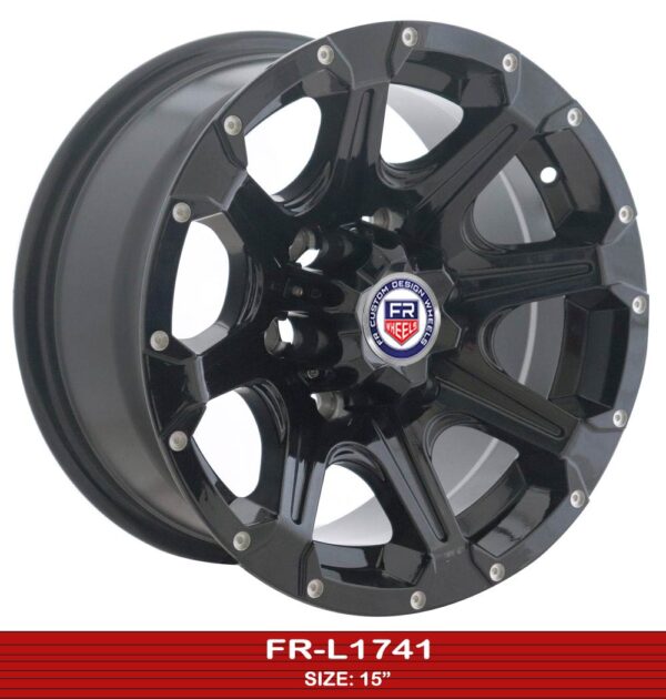 15" SUV and 4x4 matte black alloy wheels for sale in UAE