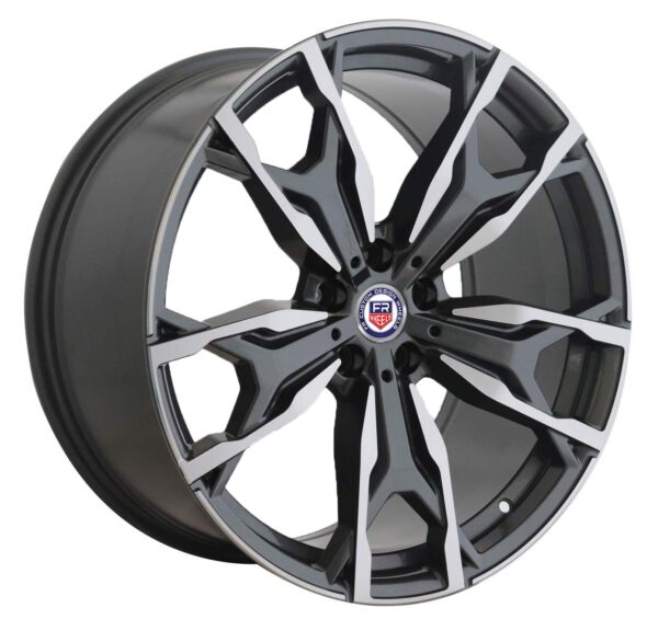 20 inch, dark matte gray BMW wheel