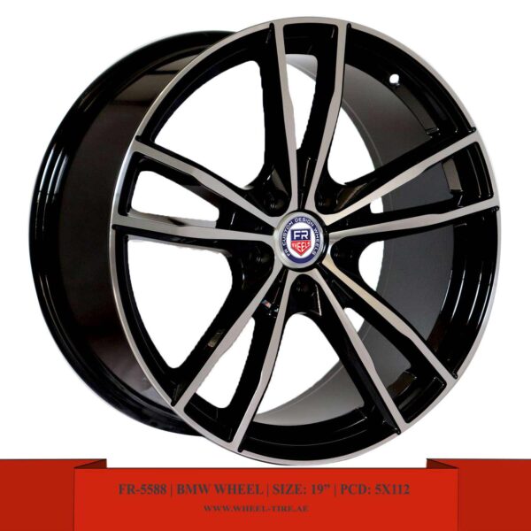 19" BMW matte black alloy wheel
