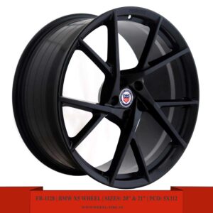 20 and 21 inch Forged matte black BMW X5 rims