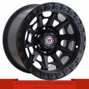 17 inch matte black Ford F150 alloy whee