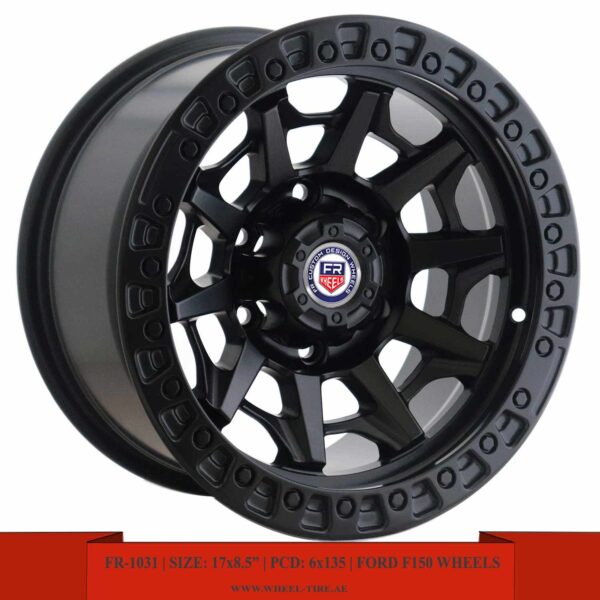 17 inch matte black Ford F150 alloy wheel