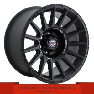 17" matte black Nissan Xterra alloy wheel