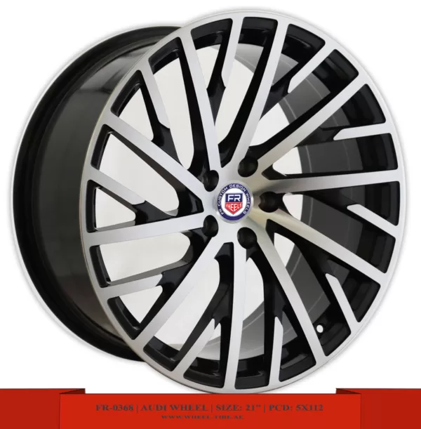 20" and 21" machined face Audi alloy wheels