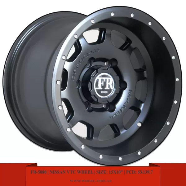 15" matte black Nissan Patrol VTC and Toyota FJ Cruiser alloy wheel