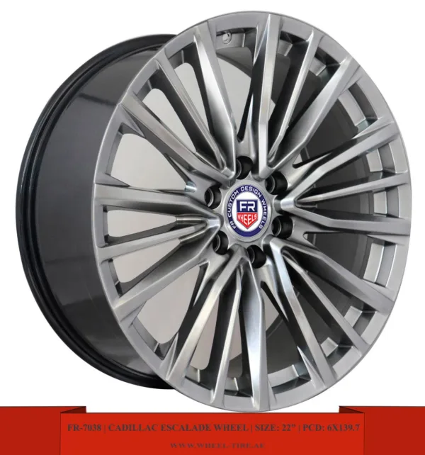 22" hyper black alloy wheel for Cadillac Escalade