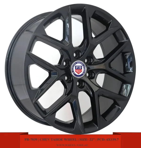 22 inch black alloy wheel for Chevrolet Tahoe