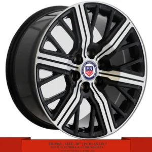 20" matte black alloy wheels for Toyota Tundra Trucks and Land Cruiser LC300 SUV