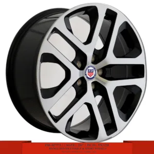 20" machined face matte black Range Rover Sport and Evoque alloy wheel