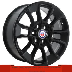 20" Matte black alloy wheel for Toyota Land Cruiser LC300 SUV
