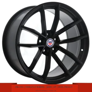 FR-1911—-19X9.5–19X10—5X114.3–ET40–MATBLACK-(CB-66.1)-NISSAN-Z-NEW FR-1911—-19X9.5–19X10—5X114.3–ET40–MATBLACK-(CB-66.1)-NISSAN-Z-NEW