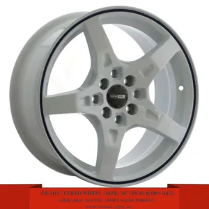 16" white with blue circle Alloy Wheels for Suzuki Swift, Toyota Yaris, Hyundai Accent and KIA Rio