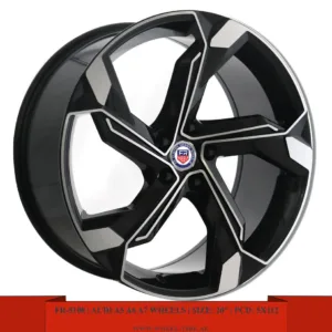 20" Matte black Alloy Wheels for Audi A5, A6 and A7