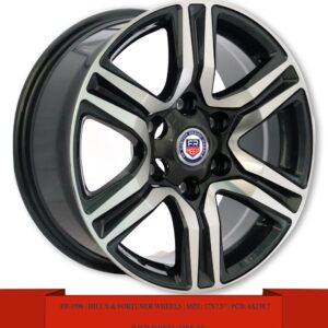 17" Matte Gray Alloy Wheels for Toyota Hilux and Toyota Fortuner