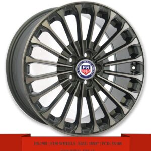 18" machined face gunmetal alloy wheels for Ford Focus and Ford Taurus