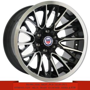 20" matte black Alloy Wheels for Toyota Prado, Hilux, FJ Cruiser, Nissan VETC, GMC Sierra and Chevrolet Silverado