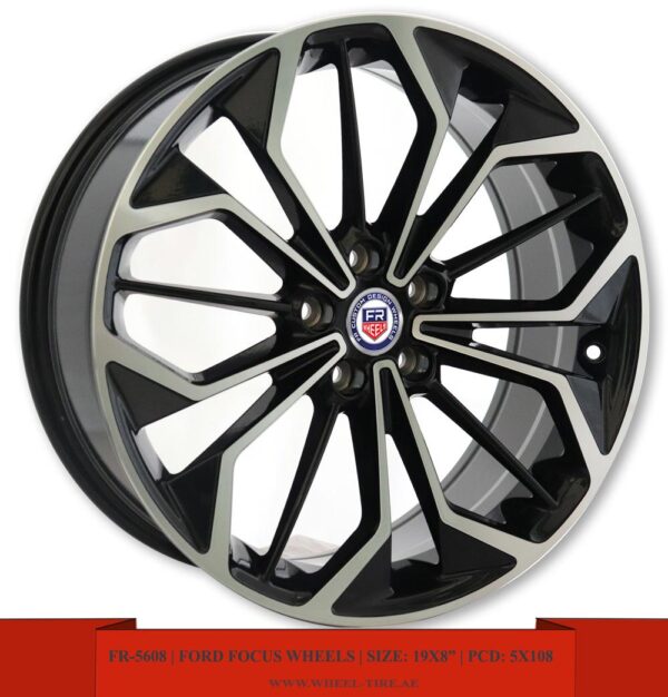 19" matte black alloy wheels for Ford Focus and Ford Taurus