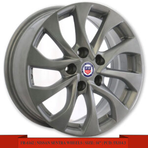 16" silver color alloy wheel for Nissan Sentra