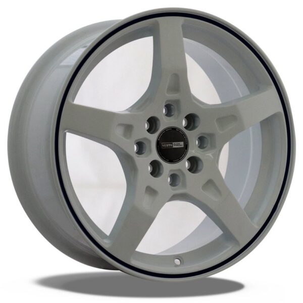 Yaris, Swift, KIA Picanto, Rio and Accent 16 inch white with blue line alloy wheels