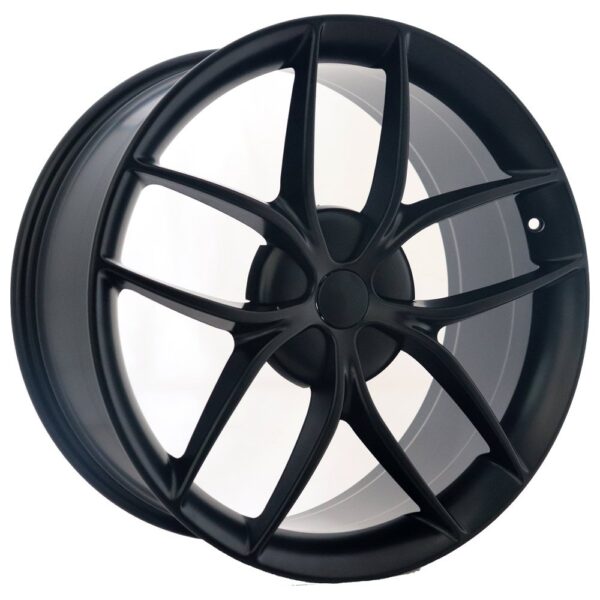 Upgrade Your Tesla with 20 Inch Matte Black Alloy Wheels