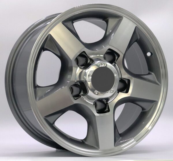 16" Machined gray alloy wheels for Toyota Land Cruiser