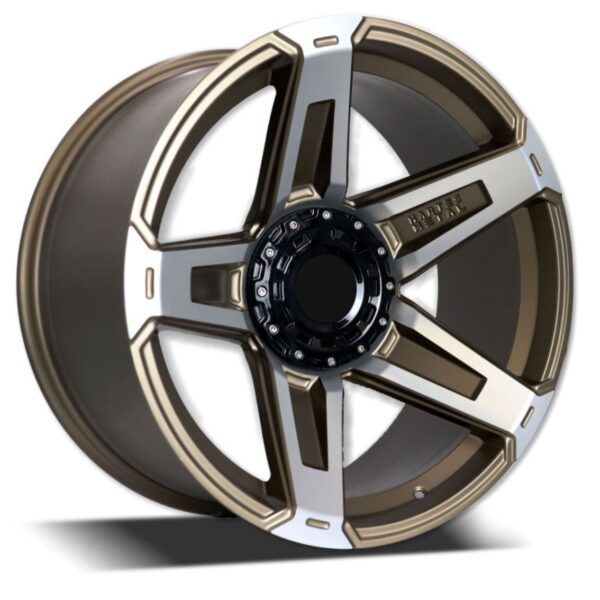 20" Machined Face Bronze Alloy Wheels for Jeep Wrangler, Grand Cherokee, Gladiator, and Dodge Durango