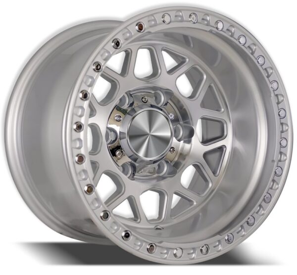 FR-1294 MACHINED SILVER 15" ALLOY WHEELS FOR OLD JEEP GRAND CHEROKEE AND TOYOTA RAV4