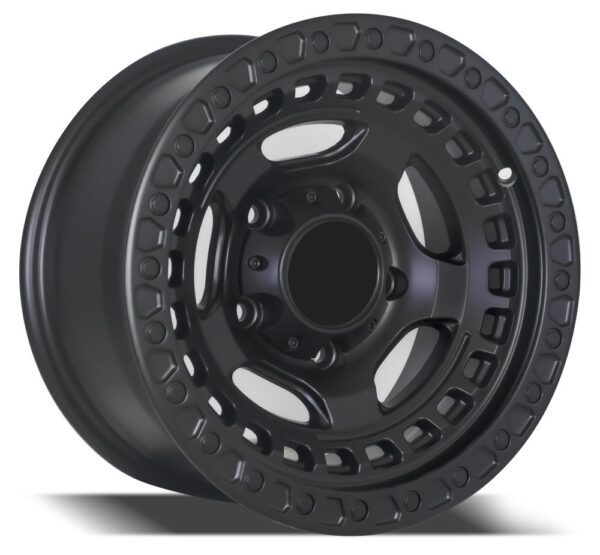 FR-1811 MATTE BLACK 15 INCH ALLOY WHEELS FOR SUZUKI JIMNY