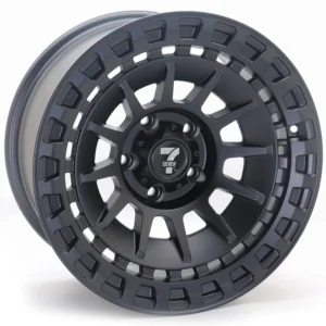 7Wheels 17-inch Off-Road Wheel – 5x127 PCD | -12mm Offset | 71.6mm CB | Matte Black & Matte Grey Finish