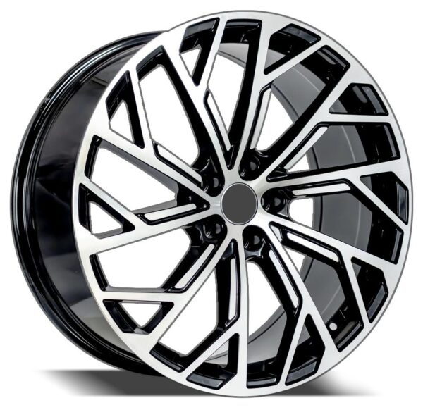 FR-5837 MACHINED BLACK 20" ALLOY WHEELS FOR AUDI A8 CARS