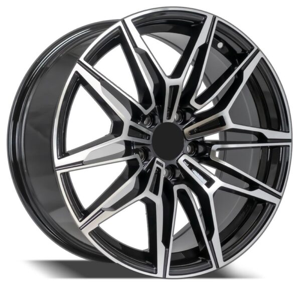 FR-1677 MACHINED BLACK 17" ALLOY WHEELS FOR BMW 3 SERIES