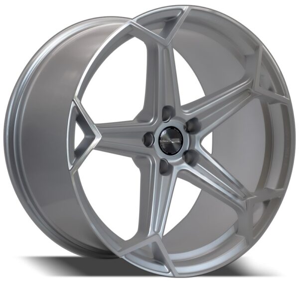 FR-2122 VERTO 20" MACHINED SILVER FLOW FORGED WHEELS FOR MUSTANG, CHARGER AND CHALLENGER