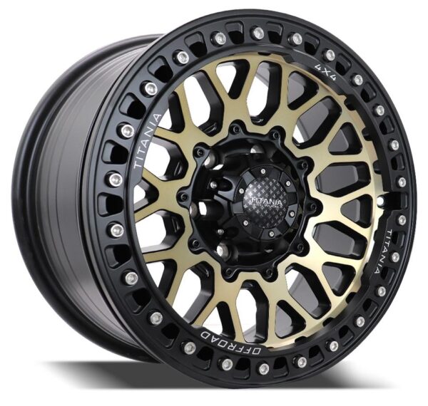 FR-FF2131 TITANIA ULTRA 17" Beadlock Wheels for FJ, Prado, Tundra, Pajero, Silverado, RAM 1500, VTC, Sierra - Image 3