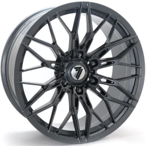 20-inch 7WHEELS X265 Alloy Wheel | PCD 6x139.7 | ET10 | CB 110.1 (Matte Black / Gun Gray)