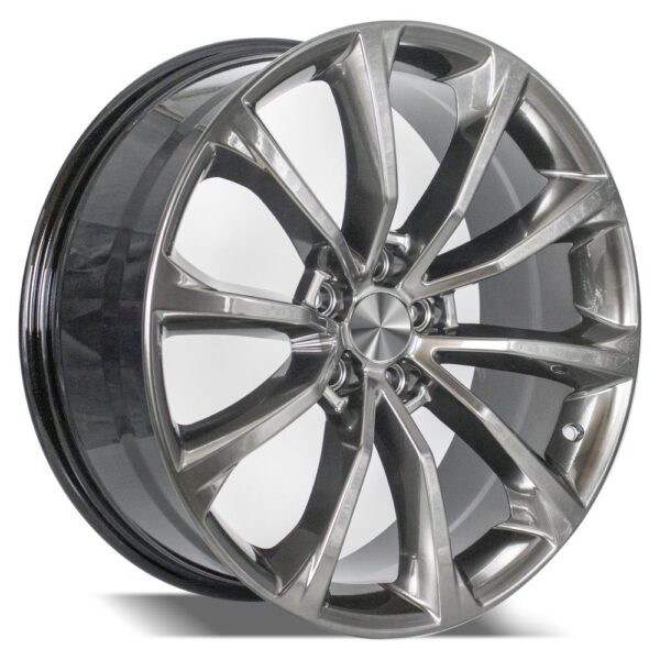FR-2047 HYPER BLACK OR BLACK 20"DODGE CHARGER AND CHALLENGER ALLOY WHEELS