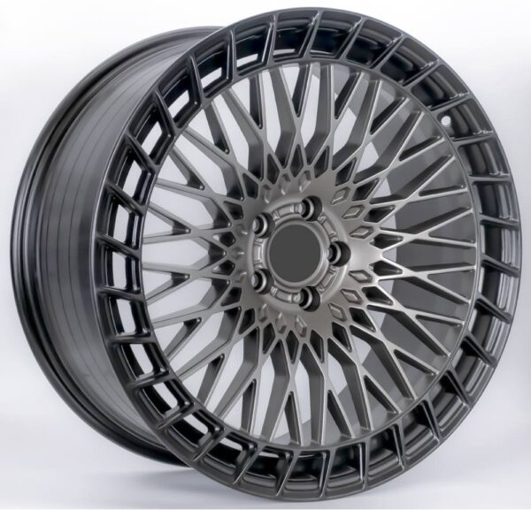 FR-HF2113 LAND ROVER AND JETOUR T2 22" MATTE GRAY ALLOY WHEELS