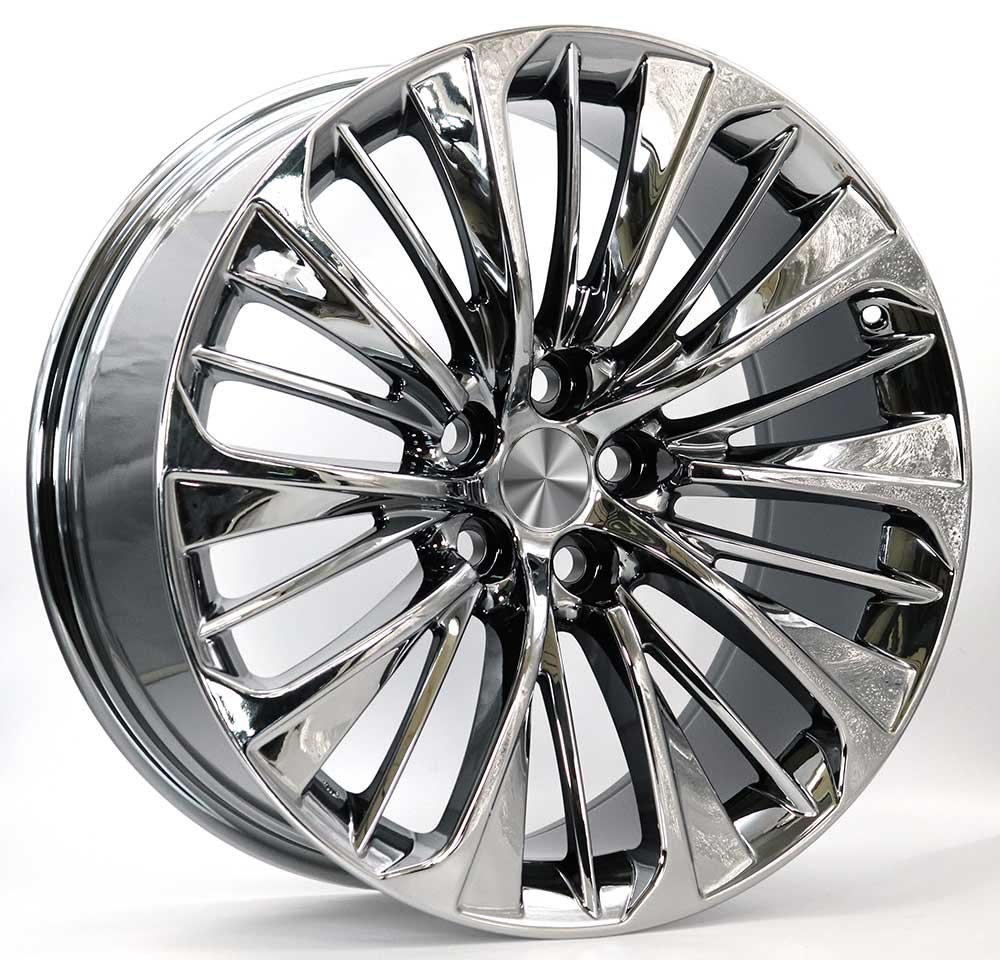 FR-1447 CHROME BLACK 20 INCH ALLOY WHEELS FOR LEXUS LS500