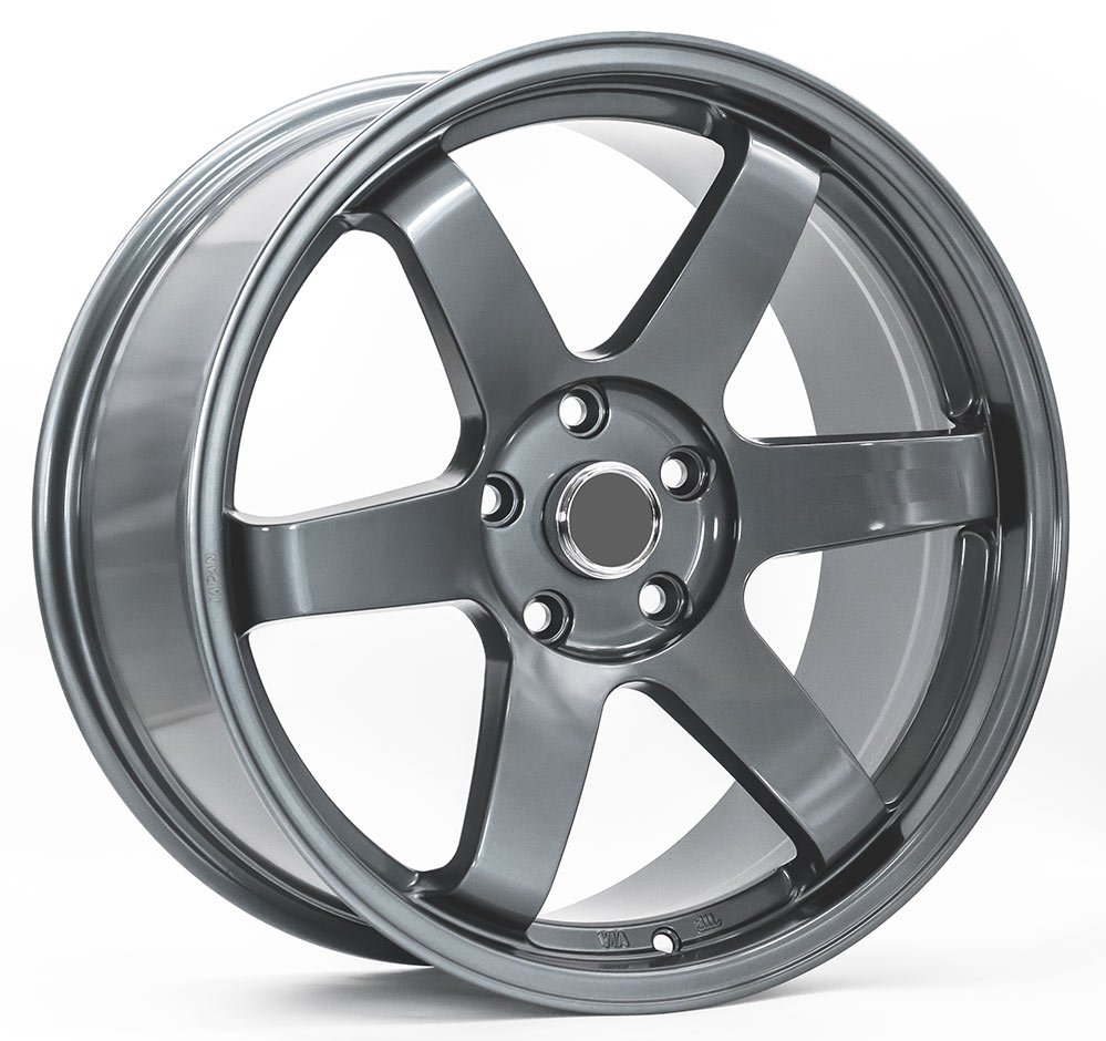 FR-606 NISSAN ALTIMA, MAXIMA, CAMRY, MAZDA2, MAZDA3 AND LANCER 18" DARK GRAY ALLOY WHEELS