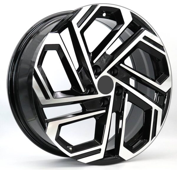 FR-FBX345 MACHINED FACE BLACK 19" ALLOY WHEELS FOR HYUNDAI CARS