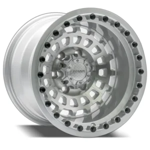 FFL2132 TITANIA Machined Silver 16-Inch Wheels for Nissan VTC, Mitsubishi Pajero