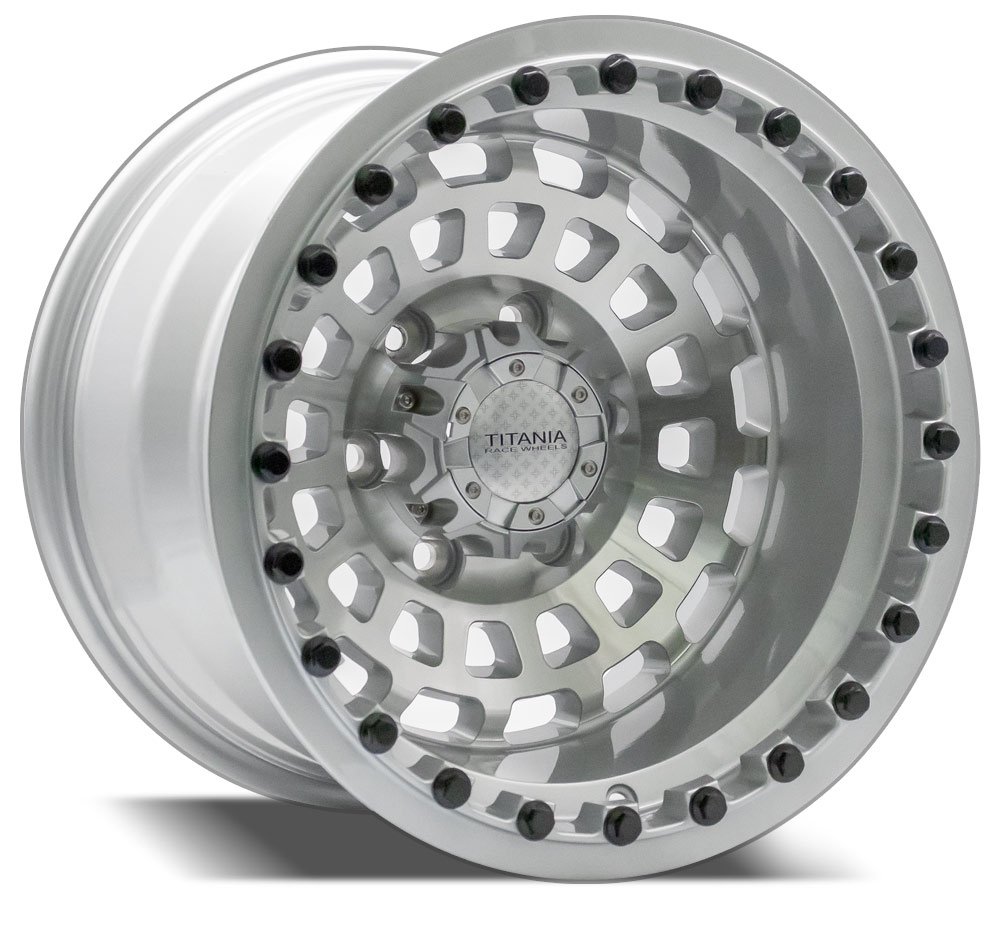 FFL2132 TITANIA MACHINED SILVER 16 INCH WHEELS FOR NISSAN VTC, MITSUBISHI PAJERO....