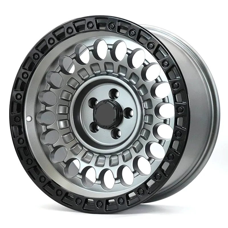 FR-JT220 Matte Gray with Matte Black Lip 18-inch Alloy Wheels for Jetour cars - Image 2