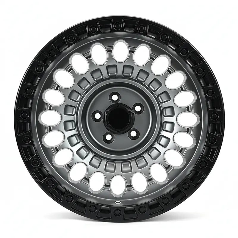 FR-JT220 Matte Gray with Matte Black Lip 18-inch Alloy Wheels for Jetour cars - Image 3