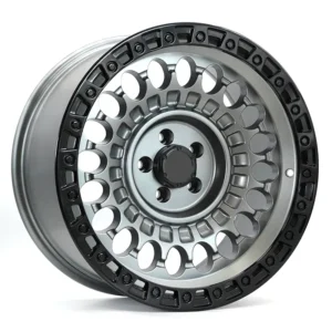 FR-JT220 Matte Gray with Matte Black Lip 18-inch Alloy Wheels for Jetour cars