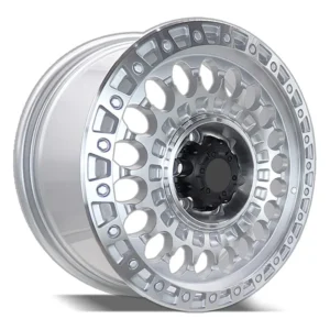 FR-JT220 Machined Silver 17-inch Alloy Wheels for Ford F150 Trucks