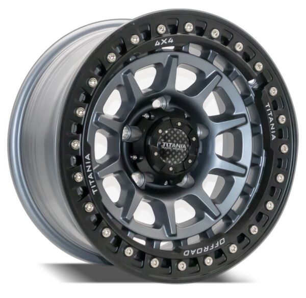 17" ORIGINAL TITANIA HRX BEADLOCK WHEELS FOR OLD TOYOTA LAND CRUISER AND TUNDRA